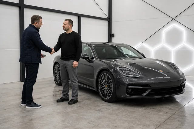 Odbiór gotowego Porsche Panamera po wykonanej usłudze
